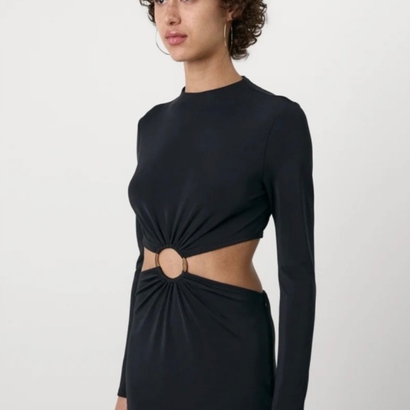 NWT x Cult Gaia Black Cut Out Maxi Dress - Picture 2 of 11